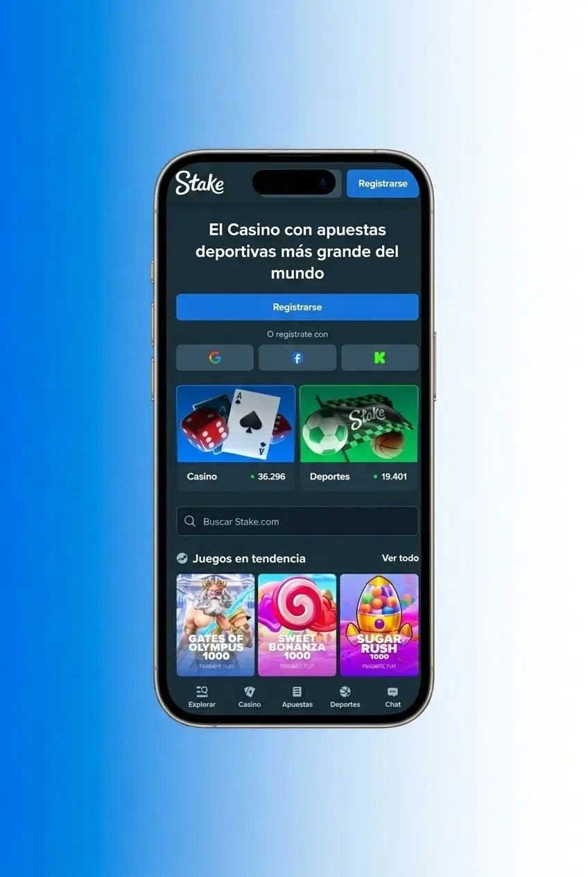 App de Stake.com para apostar hockey sobre hielo en iOS y Android desde Argentina con mercados en vivo