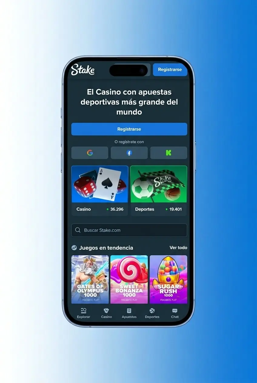 Guía paso a paso para empezar a jugar en el casino en vivo de Stake.com desde cualquier dispositivo
