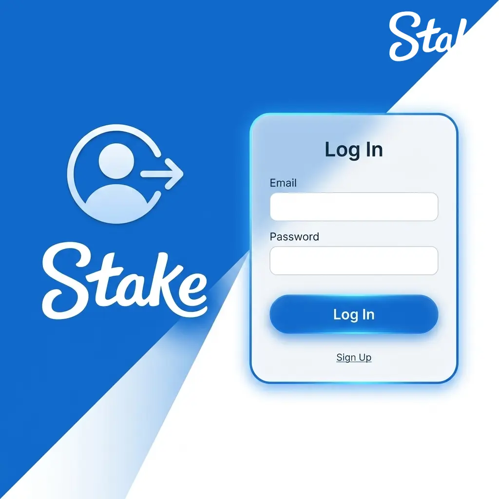 Pantalla de inicio de sesión en Stake.com con formulario de acceso para usuarios de Argentina