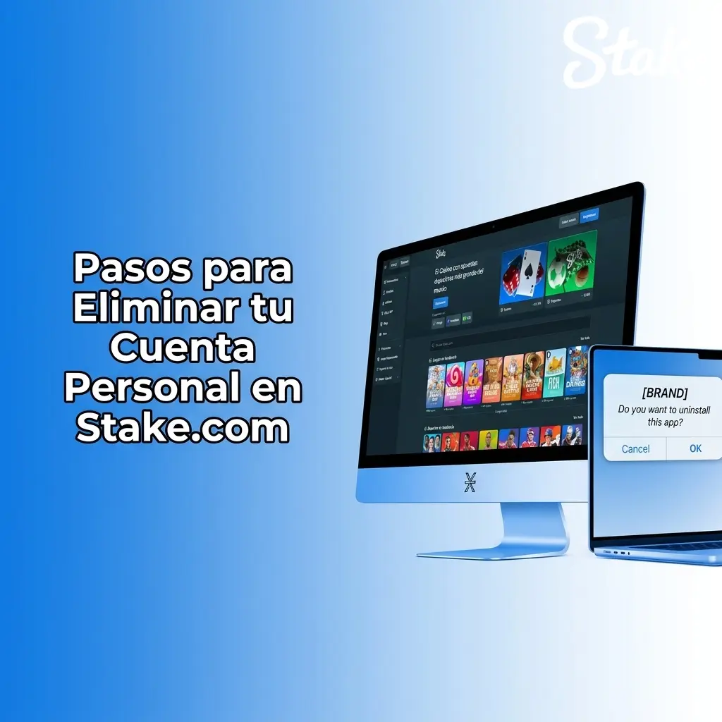 Pasos para eliminar cuenta en Stake.com: configuración, juego responsable y cierre permanente con confirmación por email.