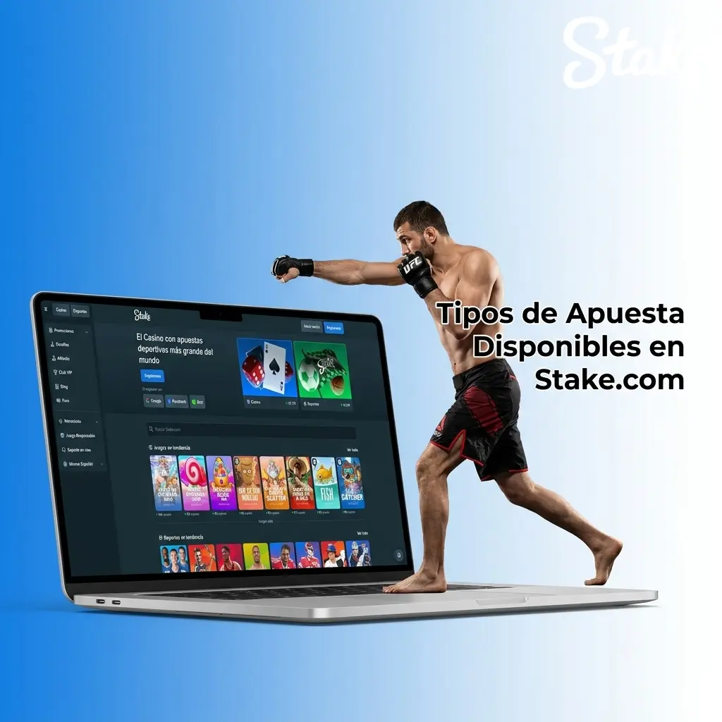 Tipos de apuesta en Stake.com: simple, parlay combinada y sistema con múltiples selecciones y cuotas